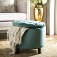 thumbnail image 2 of Safavieh Amelia Contemporary Glam Tufted Storage Ottoman, 2 of 9