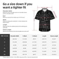 thumbnail image 6 of Lsque Not All Who Wander Are Lost2 pattern Hawaiian Shirt for Men, Unisex Summer Beach Casual Short Sleeve Button Down Shirts-Small, 6 of 9