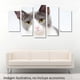 thumbnail image 2 of Cuadro decorativo para Sala, Comedor y Recamara, Gato, Animales, minimalista, moderno, elegante, juego de 5 piezas, 2 of 5