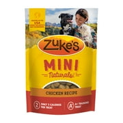 Zuke's Mini Naturals Soft Dog Treats, Chicken with Added Vitamins & Minerals, Dog Chew Snacks, 16 oz Pouch