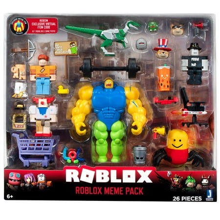 roblox pack meme virtual action playset exclusive includes walmart figure figures playsets canada