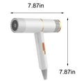 thumbnail image 2 of Jubipavy Electric Hair Dryer High-power Electric Hair Dryer Home Hair Dryer Hot Wind Comb Hair Salon Blowing Comb with Collector Nozzle, 2 of 7