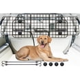 thumbnail image 1 of Gtongoko Barreras para perros para SUV, vehículos, coches, camiones, malla de alambre ajustable y resistente, barreras para SUV para mascotas, ajuste universal, accesorios para coche, viajes de seguri, 1 of 5