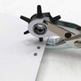 thumbnail image 4 of Workhe Rivets Eyelet Belt Hole Puncher Pliers Press Grommets with a lock Tool with 6 Different Hole Sizes Leather Craft Sewing Tools, 4 of 7