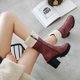 thumbnail image 1 of Botas de nieve Otoño e invierno Punta redonda Moda Botas cortas peludas cálidas Botas de gran tamaño Botas de mujer Wmkox8yii ghj1977, 1 of 5