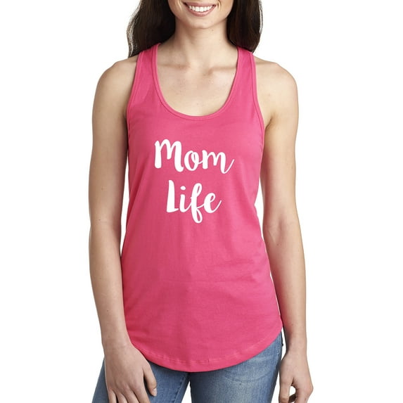 Mom Life Racerback Tank