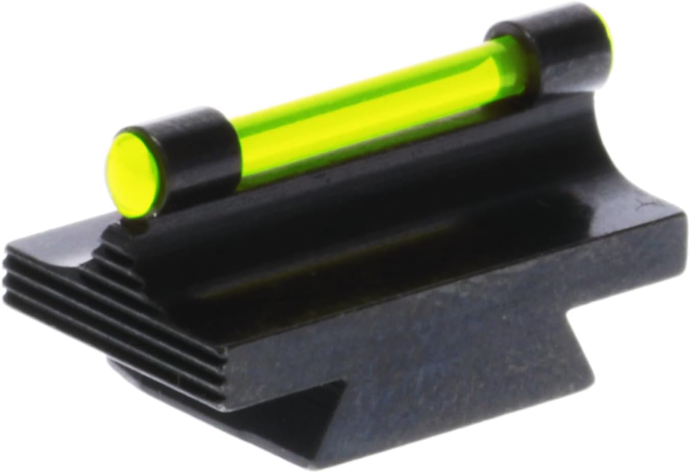 TRUGLO 3/8" METAL DOVETAIL RIFLE FIBER OPTIC GREEN BLACK