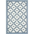 thumbnail image 6 of SAFAVIEH Chelsea HK55D Hand-hooked Ivory / Blue Rug, 6 of 9