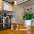 thumbnail image 1 of SWETRACE 1Pack Countertop Spice Rack Bamboo Kitchen Organization for Cookers, 1 of 5