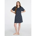 thumbnail image 3 of Joyspun Women’s Dreamy Soft Collection Short Sleeve Sleep Shirt, Sizes S/M to 2X/3X, 3 of 7