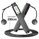 thumbnail image 2 of Cuerda para saltar, mangos pesados, cuerda para saltar para entrenamiento y fitness, ejercicio ajustable, velocidad inalámbrica, cuerda para saltar para hombres, mujeres y niños, 2 of 5