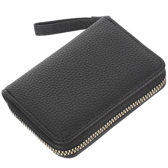 Pu Coin Bag Zipper Wallet Card Purse Fashionable Wallet Small Clutch Supply Zipper Purse