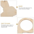 thumbnail image 3 of GOOHOCHY 8pcs Hebillas de servilletas de madera con forma de servilleta con forma de conejo Adorables Hebillas Serviette, 3 of 7