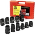 thumbnail image 1 of Stark USA - Juego de Vasos de Impacto 11 Piezas, Acero Cr-Mo, SAE & Metric, 6 Puntos + Estuche de Almacenamiento, 1 of 1