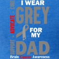 thumbnail image 3 of CafePress - I Wear Grey For My Dad (Brain Cancer Awareness) T - Womens Football Shirt, 3 of 4