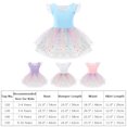 thumbnail image 4 of IBTOM CASTLE Toddler Kids Girls Sequins Star Ballet Dance Dress with Glitter Tutu Skirted Leotard Colorful Mesh Ballerina Dancewear 9-10 Years Pink, 4 of 8