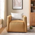 thumbnail image 4 of Furniture of America Contemporary Fabric Tureo Accent Chair, Yellow, 4 of 8