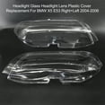 thumbnail image 2 of ammoon Headlight Glass Headlight Lens Cover Replacement For X5 E53 Right+Left 2004-2006, 2 of 6