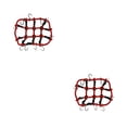 thumbnail image 3 of Vogacara Portaequipajes ligero Bungee Red de equipaje Accesorios de bolsillo de malla Fuerte resistencia a la tracción Simulación RC Crawler Rojo 2piezas, 3 of 6