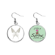 thumbnail image 1 of Origami patron abstracto mariposa blanca Colgante decorativo temporada pendientes de primavera joyas Unbranded M, 1 of 3