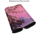thumbnail image 3 of Japanese Cherry Blossom Flower Gaming Mouse Pad XL, Extended Large Mouse Mat Desk Pad, Stitched Edges Mousepad, Long Nonslip Rubber Base Mice Pad, 31.5 X 11.8 Inch, 3 of 6