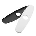 thumbnail image 4 of EXHUMKY 1Pack Discoloration Resistant Faucet Deck Plate Black For Installers, 4 of 8