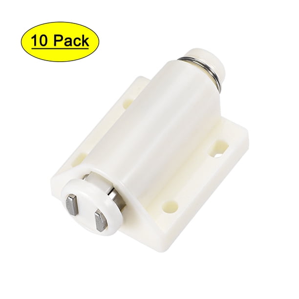 Cierre magnético de presión 46x29x19mm Plástico Blanco Paquete de 10
