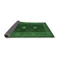 thumbnail image 2 of Ahgly Company Indoor Square Oriental Emerald Green Traditional Area Rugs, 3' Square, 2 of 4