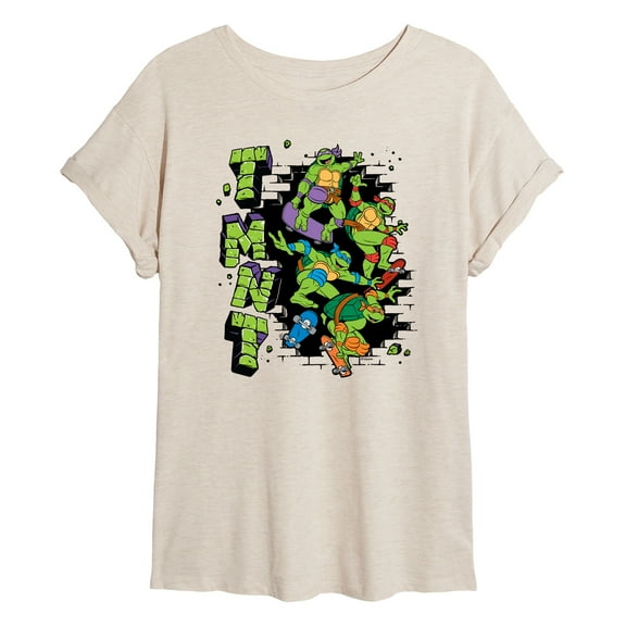 Teenage Mutant Ninja Turtles - Skateboards - Women's Oversized T-Shirt