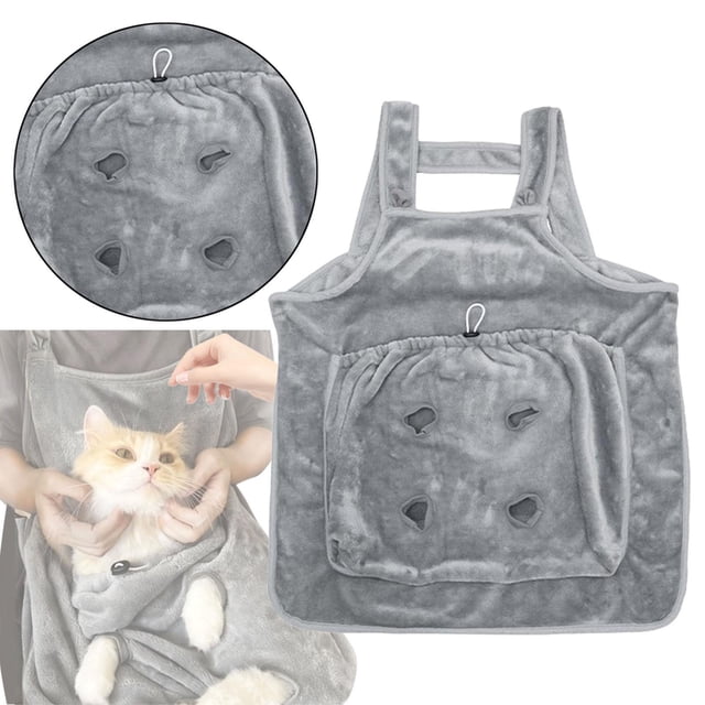 Delantal colgante para llevar a gatos Yinane saco de dormir para gatos tamaño ajustable