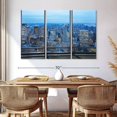 thumbnail image 3 of Elephant Stock Ny Office Window View Wall Art - Horizontal Multi Panel Canvas - Living Room Wall Decor - City Multi Panel - Blue And Gray Decor - 65" x 42", 3 of 8