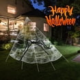 thumbnail image 6 of Halloween Simulation Spider Web Kit Nylon Red Eye Big Spider Mini Spider Horror Theme Decoration Props, 6 of 9