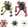 thumbnail image 1 of Transformable Fingertip Spinning Top Focus Toy With Diy Transformable Chain Mechanical Spiral Twister Orange, 1 of 5