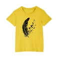 thumbnail image 1 of RXIRUCGD 2025 Vêtements d'Été pour Enfants T-shirt Imprimé Mode Mignon Col Rond Manches Courtes, 1 of 5
