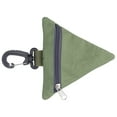 thumbnail image 3 of Portable Coin Purse Oxford Cloth Outdoor Triangular Money Key Storage Waist Bag with BuckleGreen, 3 of 5