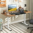 thumbnail image 2 of Gymax Electric Standing Desk 55'' x 28'' Sit Stand Desk w/ Cable Management Hole Natural, 2 of 10