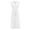 White, variant on Summer Jumpsuit For Women V Neck Splicing Straight Pants Simple Exquisite Design Romper White M