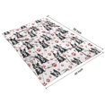 thumbnail image 4 of Boston Terrier Puppy Dog Blanket,Comfortable Soft Flannel Throw Blanket,All Season,Warm Lightweight Blankets for Sofa Bed Couch Living Room Chair,40"x50"(100x130cm), 4 of 4