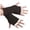 Dark Gray, variant on HNMKIU Knitted Lace Casual Fingerless Half Women's Mittens Solid Hand Warmers White - A