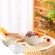 thumbnail image 1 of Bandeja de plástico para platos de frutas | Diseño de pétalos | Organizador de servicio multiusos | Construcción ligera y duradera | Mesa de centro moderna Decoración del hogar | 1 PIEZA |, 1 of 7