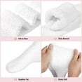 thumbnail image 4 of Women's Fuzzy Long Socks Fluffy Winter Plush Leg Warmers Winter Warm Knee Socks Thermal Socks, 4 of 7