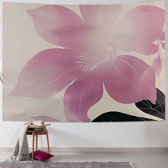 Patifu Flower Design Tapestry Wall Hanging for Living Room Bedroom Dorm Decoration - Aesthetic Art for Home Decor 60x50inch