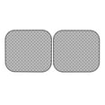 thumbnail image 3 of Uemuo Gray Plaid Printed 2 PCS Car Windshield Sun Shade, Auto Sun Heat and UV Rays Blocker, Foldable Automotive Front Window Sunshade Protector, 3 of 7