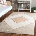 thumbnail image 2 of SAFAVIEH Vermont Ralph Geometric Area Rug, Ivory/Brown, 8' x 10', 2 of 11