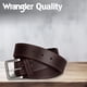 thumbnail image 5 of Vestido casual campestre de cuero Belt Wrangler para hombre, marrón 38, 5 of 7