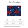 thumbnail image 2 of Throw Blanket for Couch, Red White Blue Fireworks Super Soft Fuzzy Comfy Warm Throw Blanket, Cuteness Lightweight Cozy Plush Flannel Blanket & Throws for Sofa and Bed All Season, 2 of 5