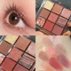 thumbnail image 1 of Paleta de sombra de ojos brillante, sombra de ojos marrón mate en polvo, Punk, negro ahumado, resistente al agua, sombra de ojos mezclable de larga duración, cosmético, 1 of 5