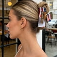 thumbnail image 4 of Patriotic Eagle Hair Claw Clip, Square Hair Accessory with Red White Blue Design for BBQ Parade Party and Daily Style, 4 of 5