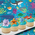 thumbnail image 2 of 24ct Sea Buddies 1 1/4"" - 1 3/4"" Edible Sugar Decoration Toppers for Cakes Cupcakes Cake Popswith Decorating Stickers, 2 of 5