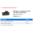 thumbnail image 2 of MAP Sensor - Compatible with 1992 - 1999 GMC K1500 Suburban 1993 1994 1995 1996 1997 1998, 2 of 2